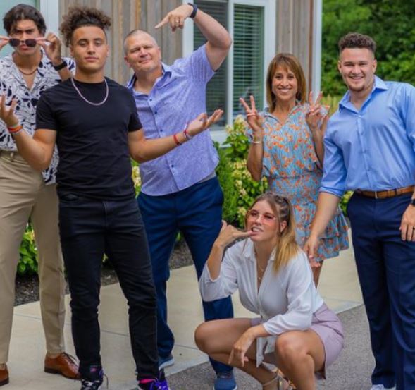Jennifer's husband and four children